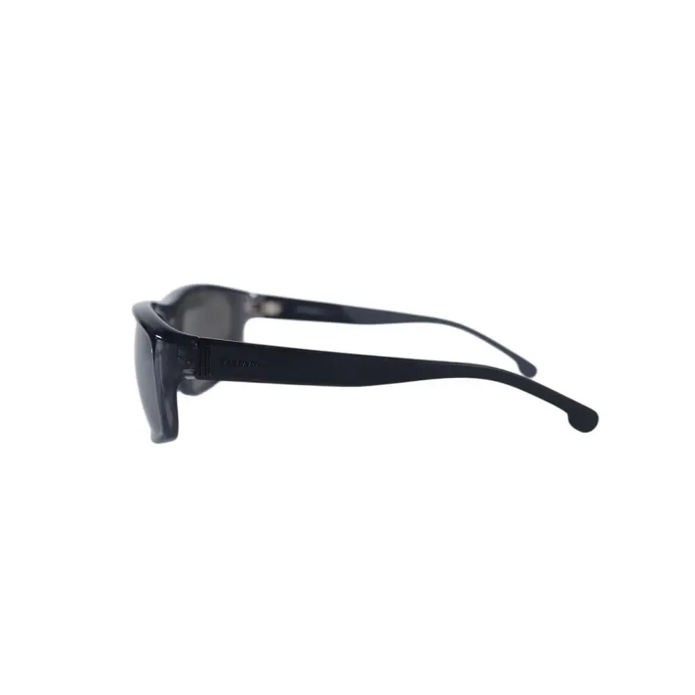 Carrera Rectangle Men's Polarized Sunglasses - Transparent Dark Grey - NWT